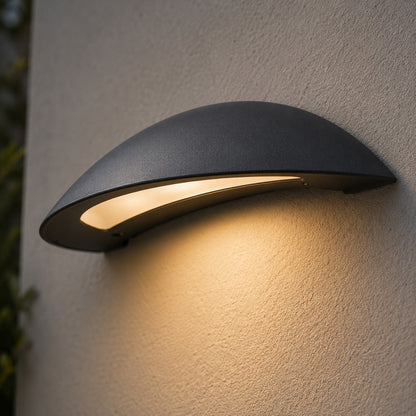 Massive Pori Outdoor LED Wall Light – Anthracite | 7.5W Integrated LED | IP44 | Warm White