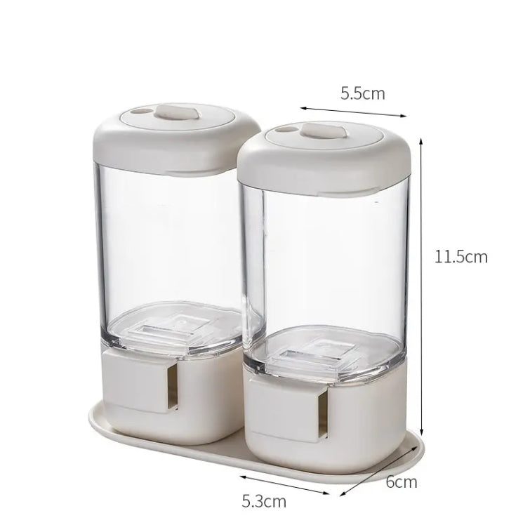 Double Seasoning Jars Set Measuring