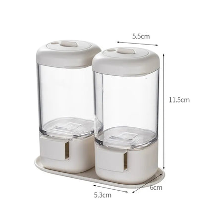Double Seasoning Jars Set Measuring