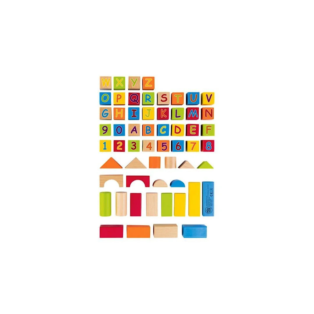 Playtive Assorted Building Blocks 58 Pieces Klaptap