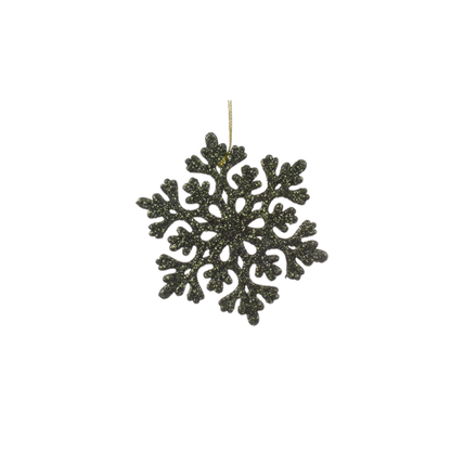 olive green Christmas ornaments 1pc - 12cm (KAEMINGK)