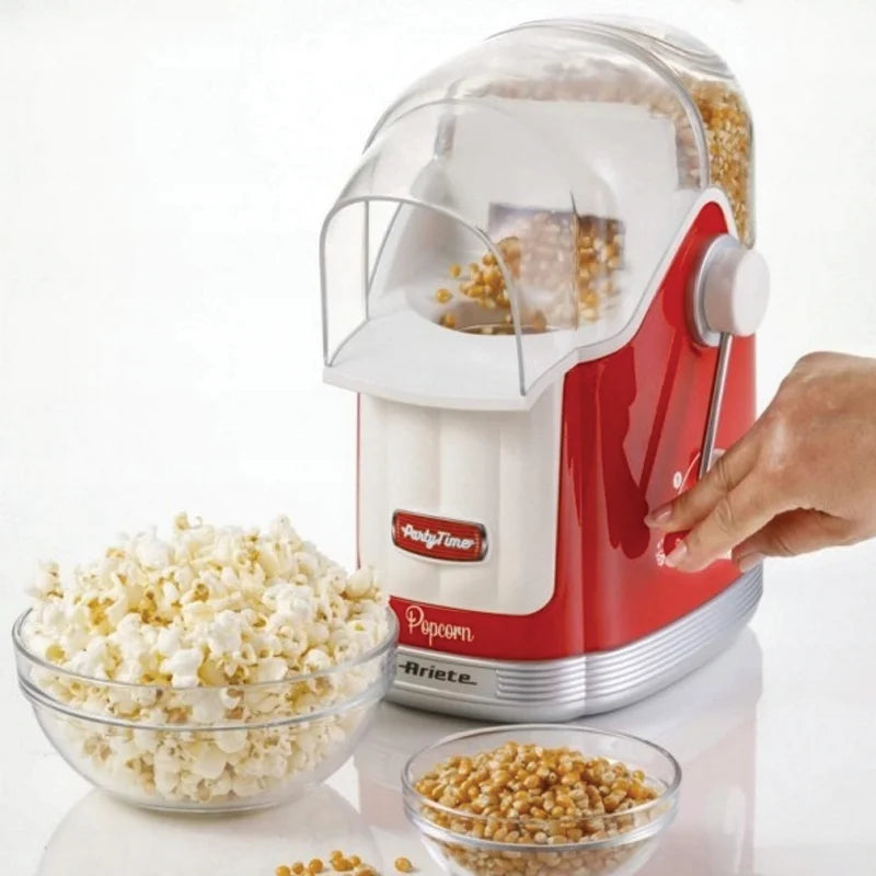 Ariete 2958/00 Popcorn Maker With Lever 50Gr,Capacity 600Gr, Red