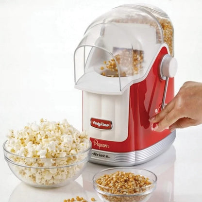 Ariete 2958/00 Popcorn Maker With Lever 50Gr,Capacity 600Gr, Red