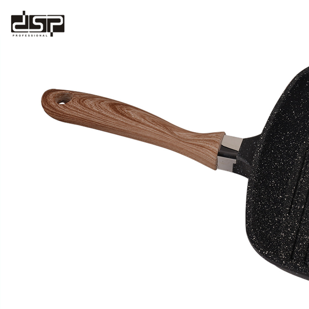 DSP 24CM TOUGHENED NON-STICK GRILLPAN CA006-D24-BLACK