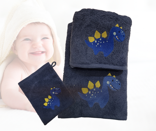 3 pcs Embroidered Towel set