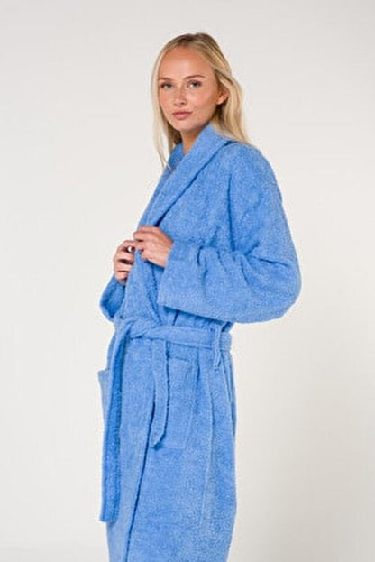 Unisex Plain And Cotton Bathrobe