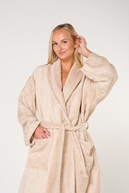 Unisex Plain And Cotton Bathrobe