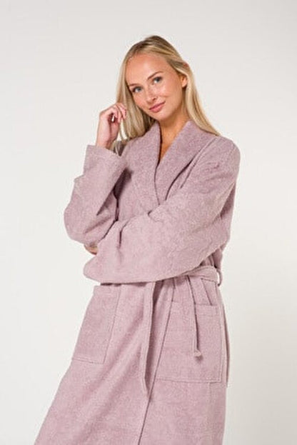 Unisex Plain And Cotton Bathrobe