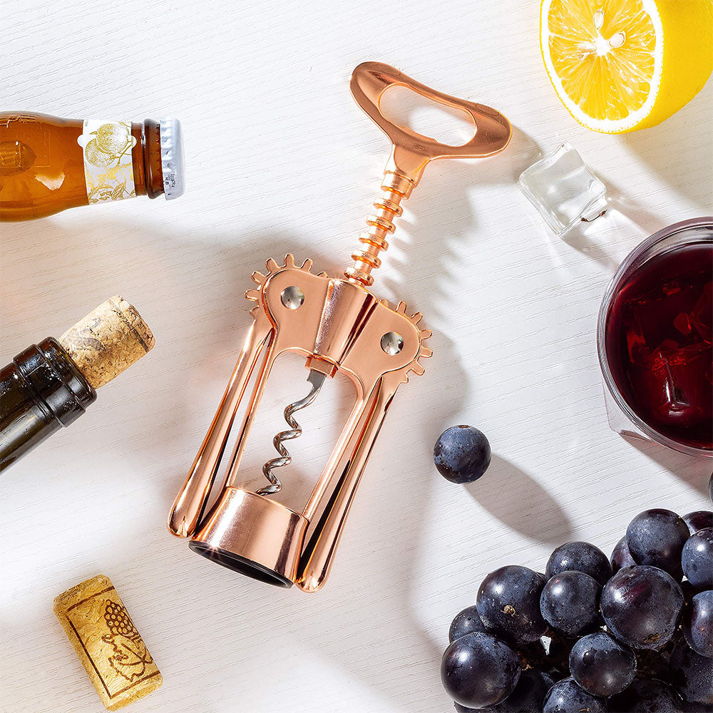 Wine Opener Rose Gold Metal