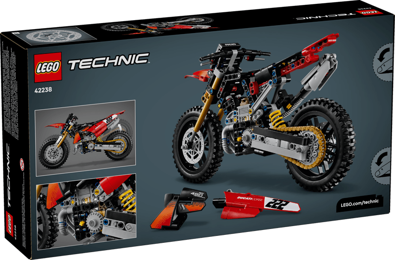 LEGO Technic - Ducati Desmo450 MX Factory Motorcycle - 42238