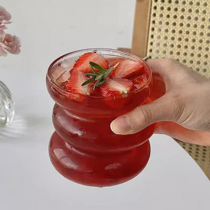 Matcha Latte Heat Resistant Clear Glass Tea Cup – 430ml