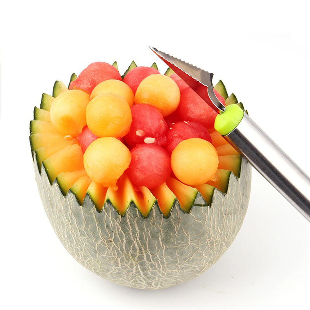 Stainless Steel 2 In 1 Melon Baller
