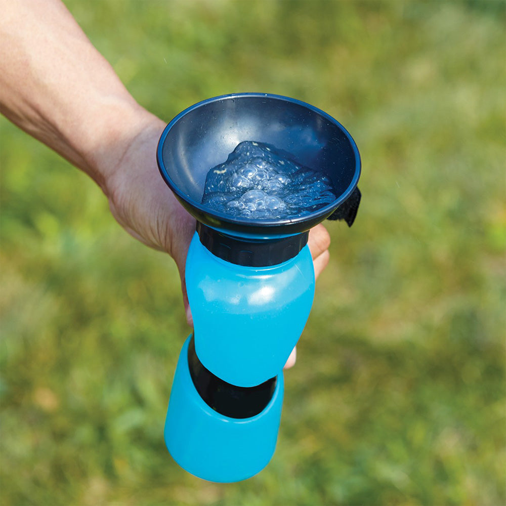 Aqua Dog Travel Water Bottle-Blue
