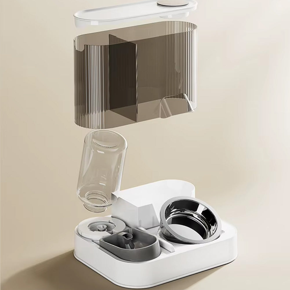2-in-1 Pet Feeder & Water Dispenser
