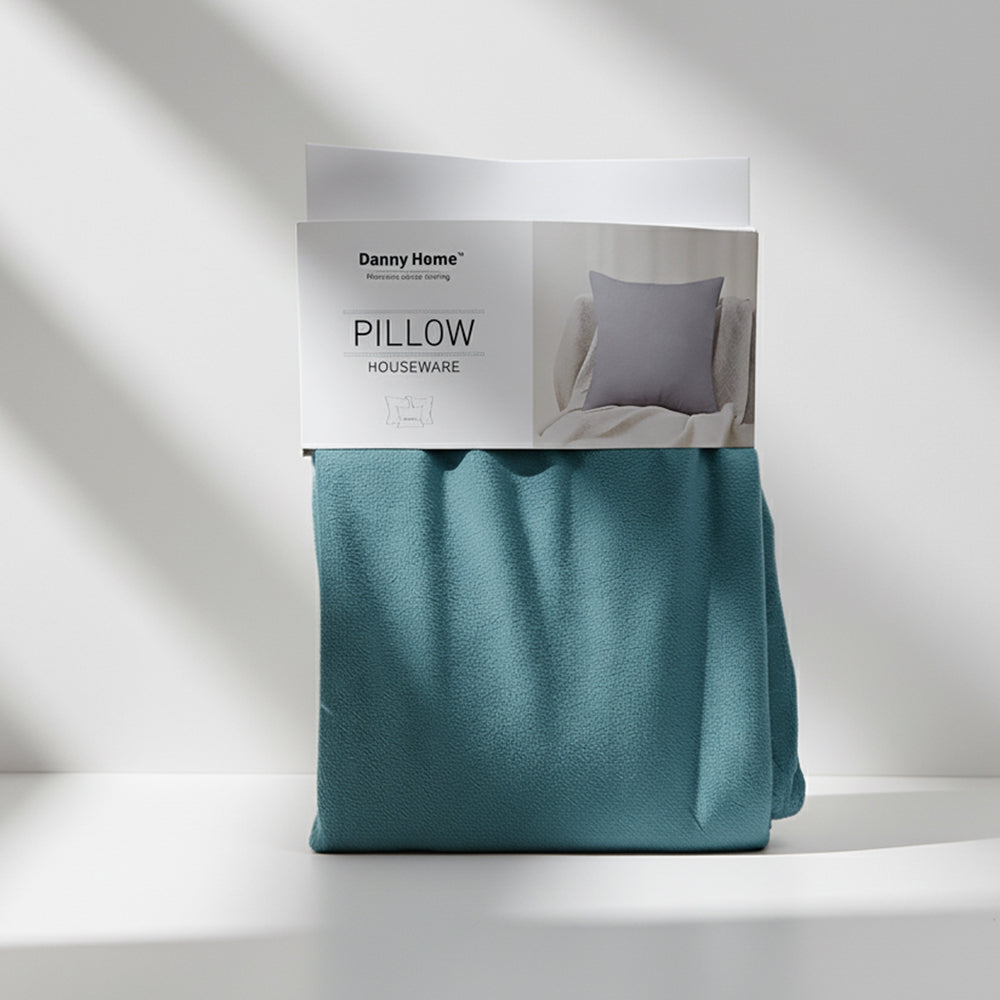 Danny Home Velvet Fabric Cushion – Teal Blue 50x50cm