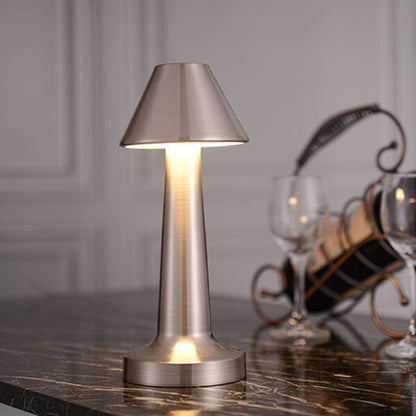 Touch Metal LED Table Lamp  Rechargeable