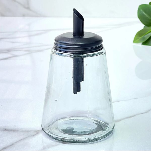 1-Piece Glass Jar Sugar Shaker 290ml