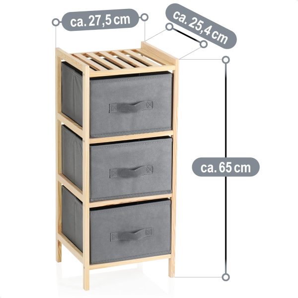 Storage Cabinet with 3 Storage Drawers