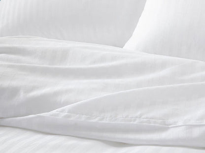 Silky touch Duvet Cover Set Double Size White