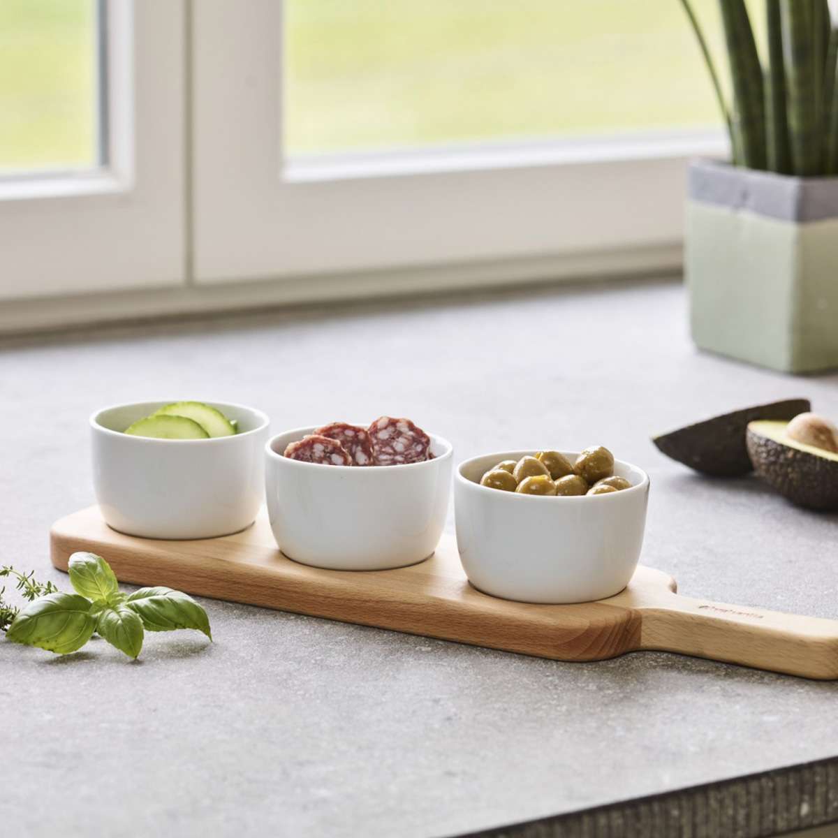 Wooden Serving Paddle by Brabantia