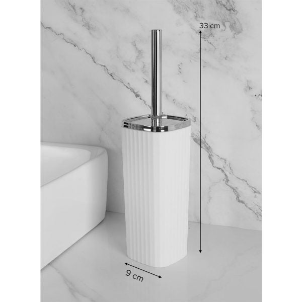 Luxurious 6-Pieces Bathroom Accessories Set With Silver Accents