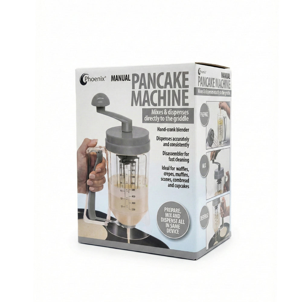 Phoenix Manual Batter Mixer &amp; Easy-Pour Dispenser 800ml