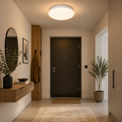 Modern White Flush Mount Ceiling Light