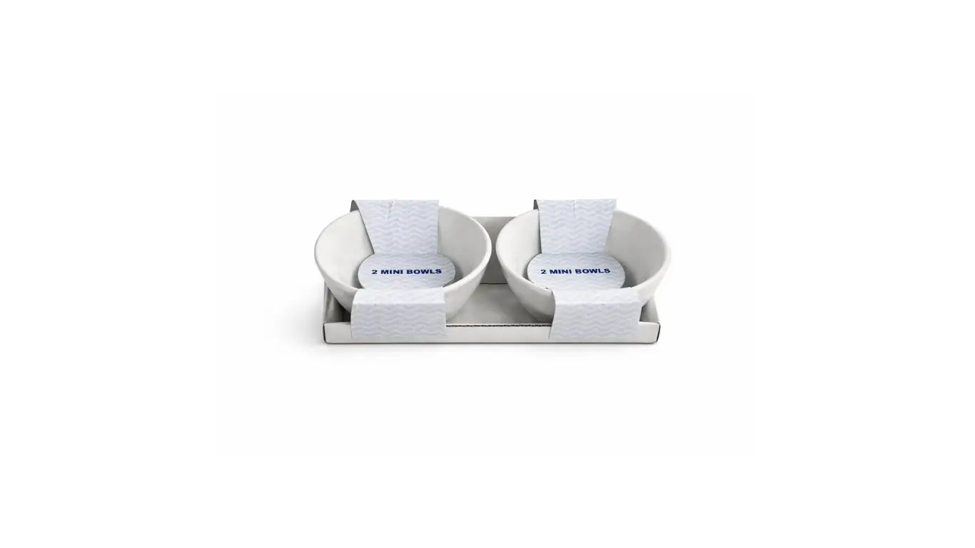 Set of 2 mini ceramic Bowls