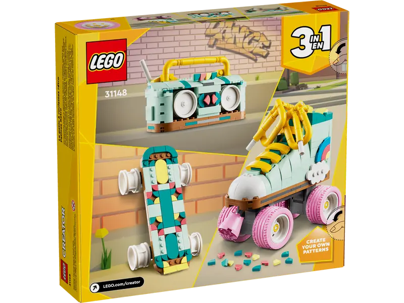 Retro Roller Skate (31148)