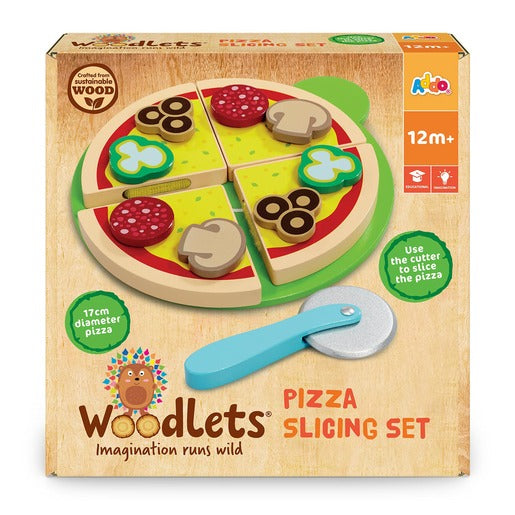 Woodlets Pizza Slicing Set