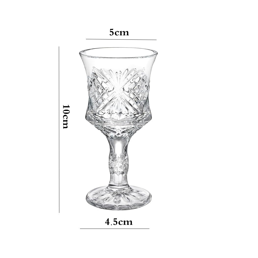 6-Pcs Clear Glass Liqueur Set 40-ml #221