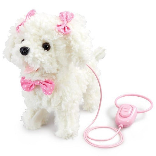 Pitter Patter Pets Walk Along Puppy - Poodle Dog Electronic Pet