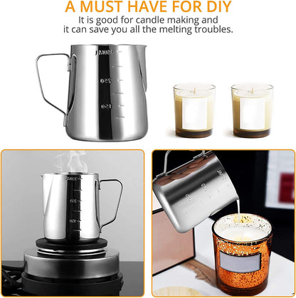 350-550ml Stainless Steel Milk Foam Pot
