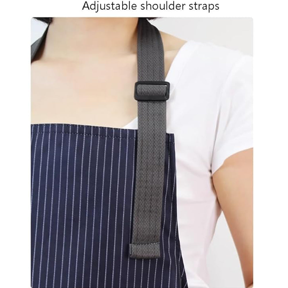 Apron YURILIFE With Pocket Waterproof and Oil Proof for Home Kitchen