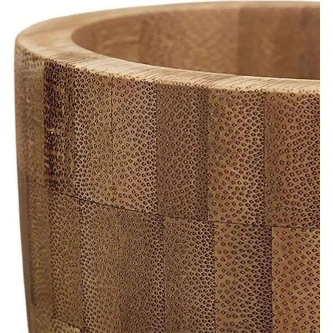 Bamboo Pestle & Mortar by Relaxdays
