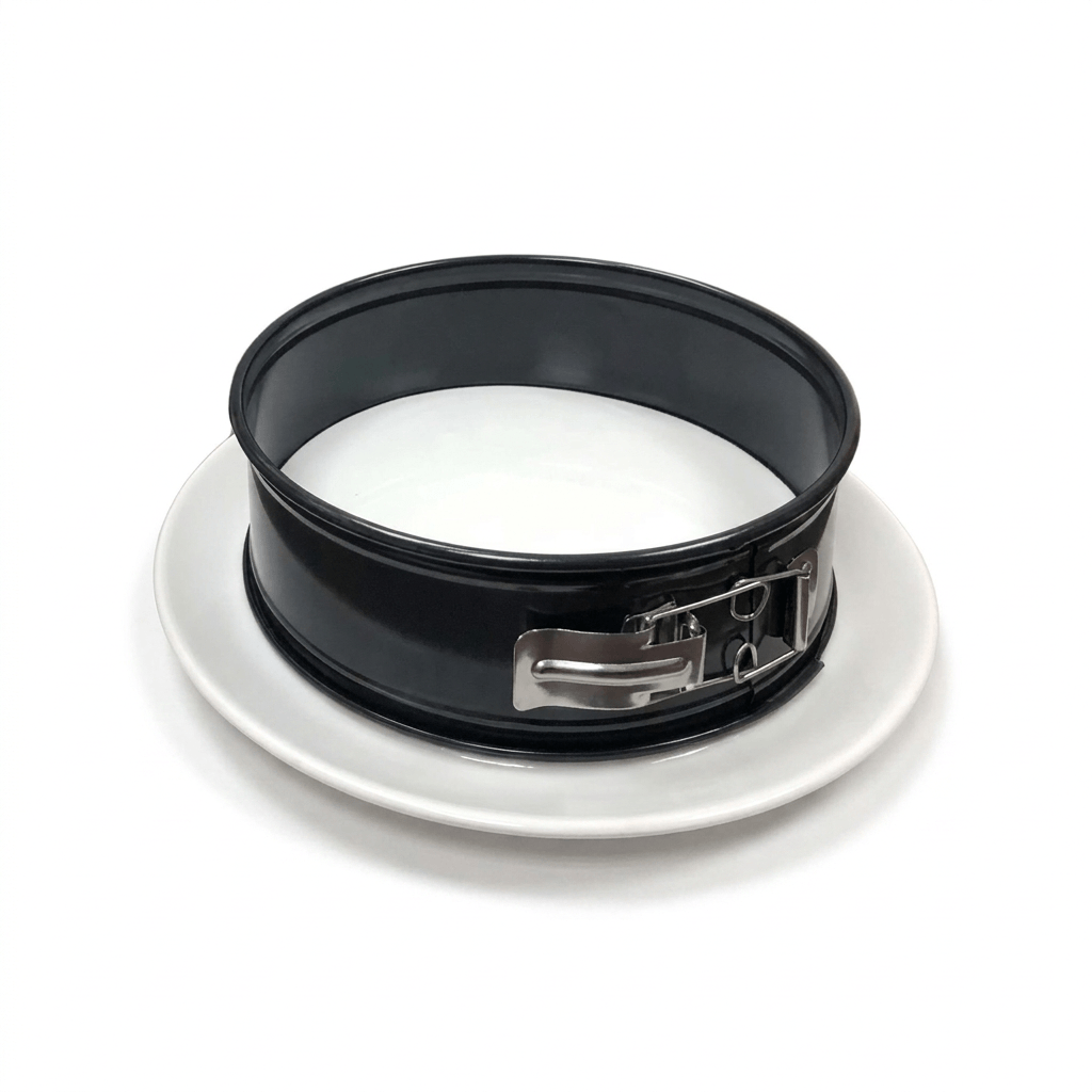 Migros 16 cm Round Removable Cake Mold with Porcelain Base