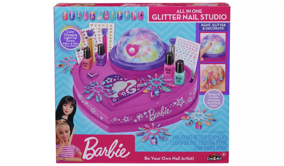 Barbie All In One Glitter Nail Studio