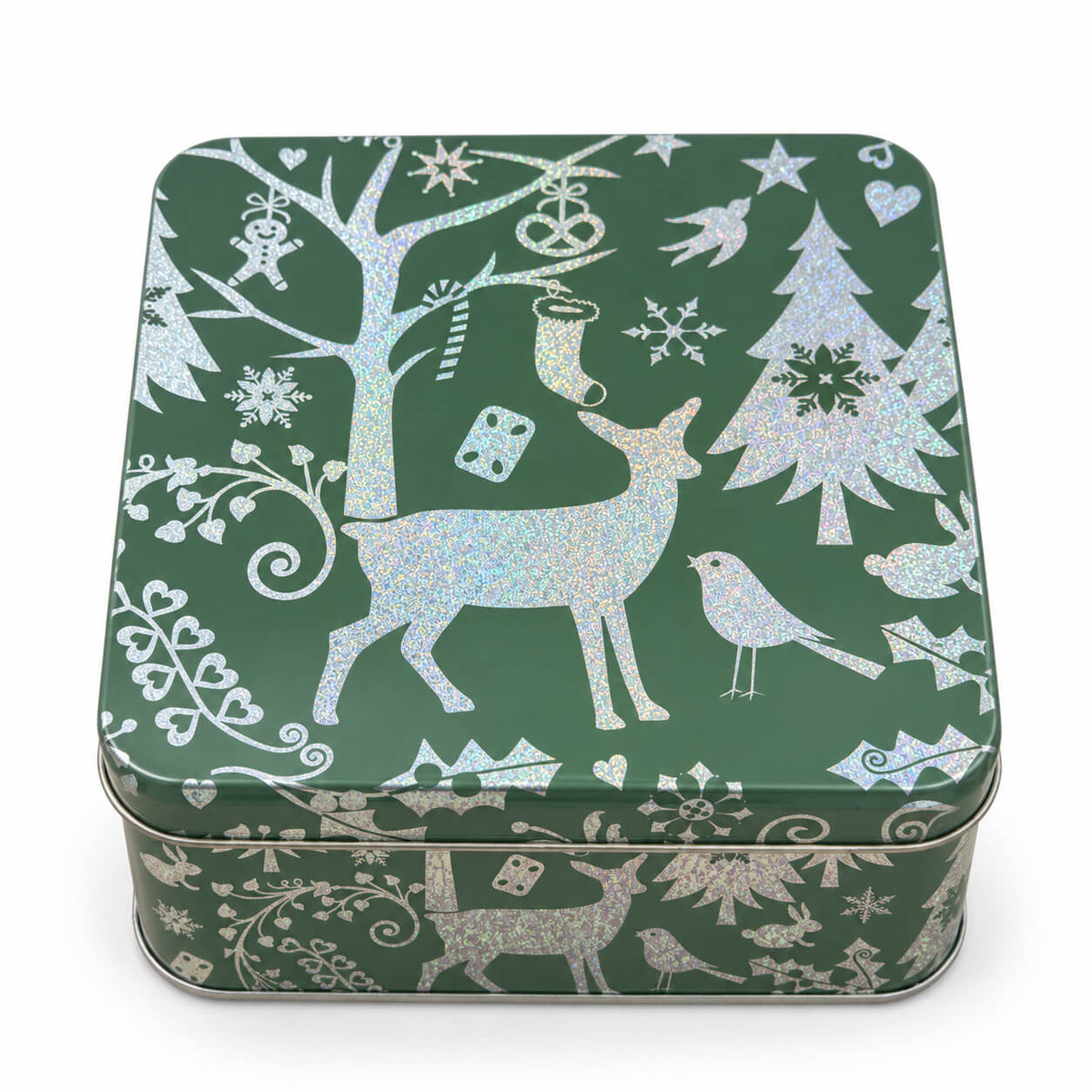Cucina & Tavola Christmas Metal Storage Tin