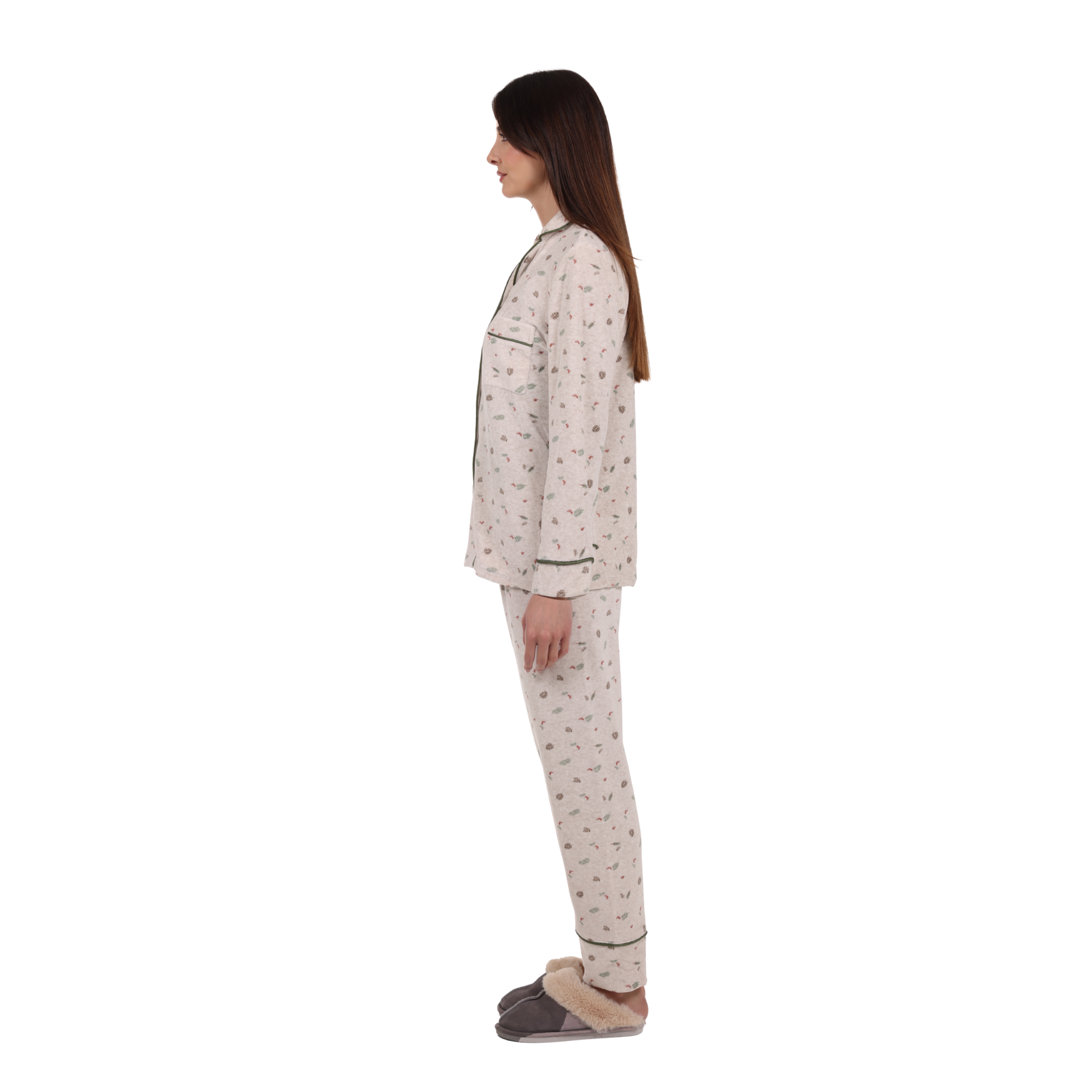 Cosset Loungewear Moments Mommy & Me Loungewear Set – Beige "Large"