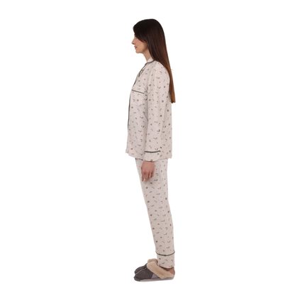 Cosset Loungewear Moments Mommy & Me Loungewear Set – Beige "Large"