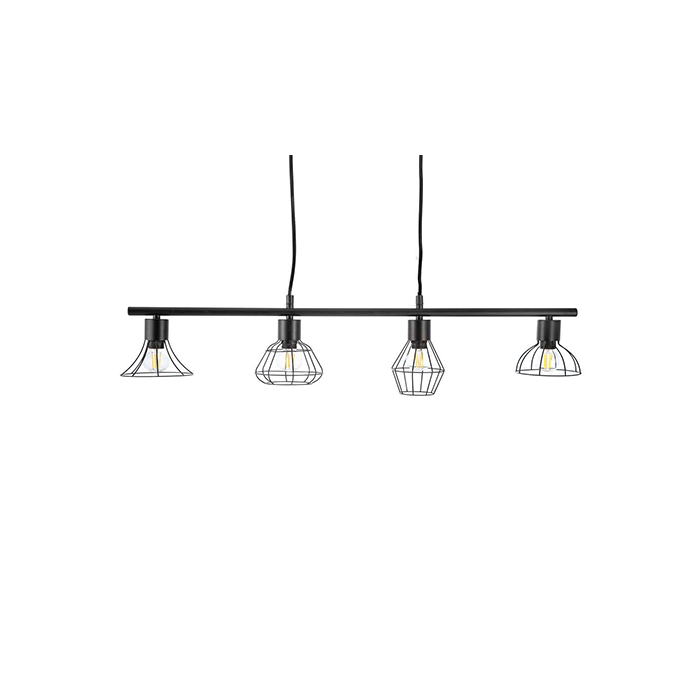 Chandelier in Classic Style with Metal Fittings by Nino Germany