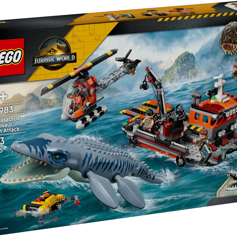 LEGO Jurassic World™ - Mosasaurus Dinosaur Boat Attack - 77983