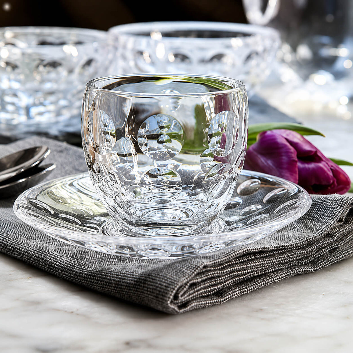 Guzzini Venice Espresso Cup & Saucer – 100 ml