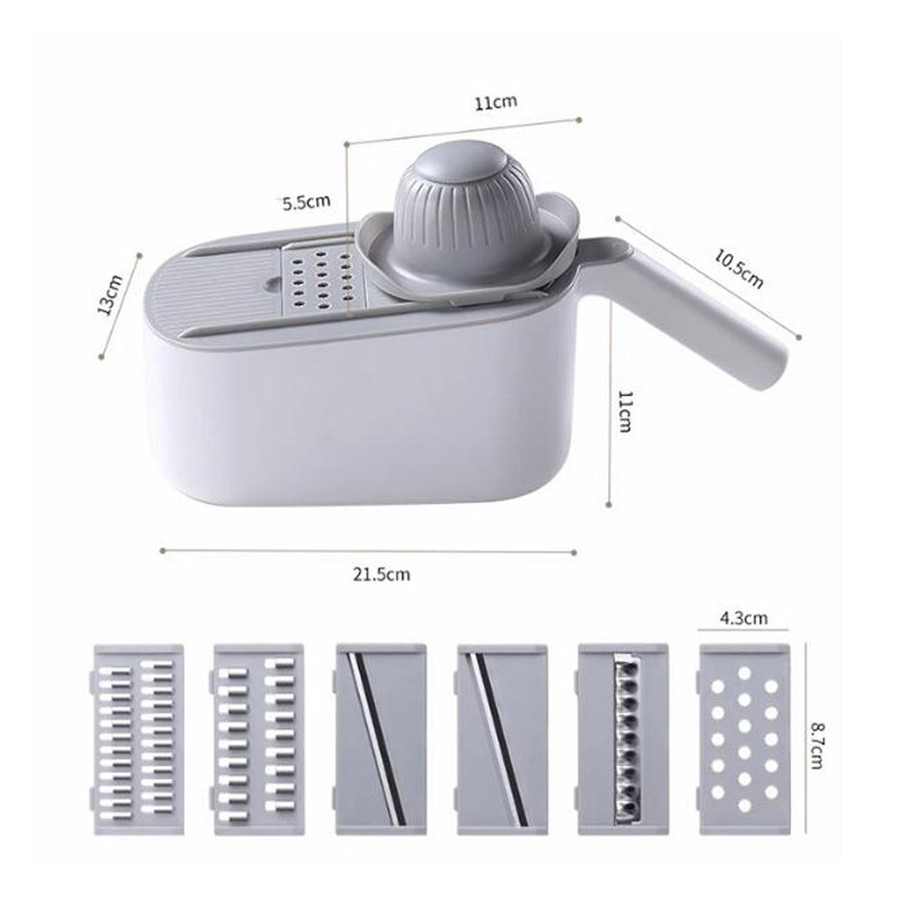 Multi-functional Vegetable Cutter 6 Blades
