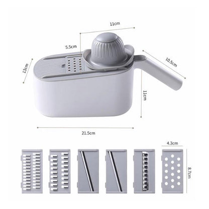 Multi-functional Vegetable Cutter 6 Blades