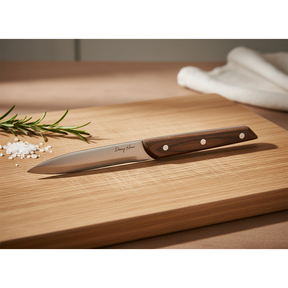 Danny Home Stainless Steel Utility Knife Walnut Wood 24.3cm