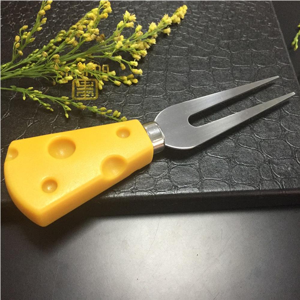 Cool Gift, 4 Pieces Set Cheese Knives, Cheese Shape Hand