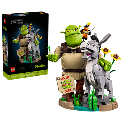 Shrek, Donkey & Puss in Boots