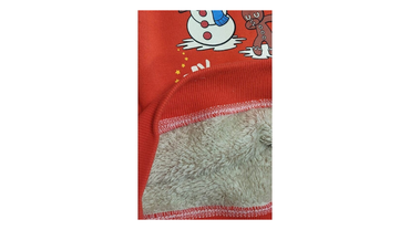 Christmas Sweater -Red- with Snowman