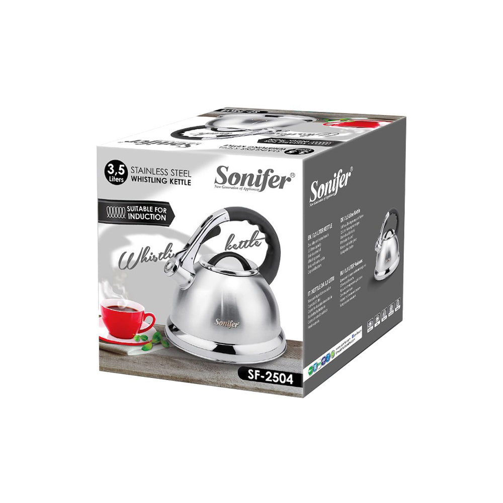 Sonifer, 3.5L Stainless Steel Whistling Kettle SF-2504 (D22 x H24)cm